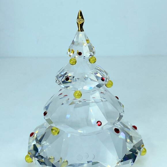 Swarovski Christmas Tree #7475-606 in box, mint S176 - Picture 4 of 6